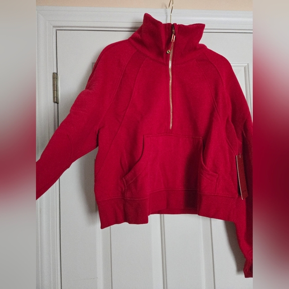 Lululemon Lunar Year Special Edition Red Half-Zip Scuba Hoodiesz M/L - Picture 6 of 11